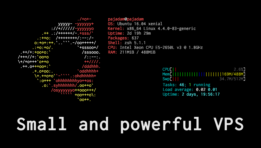 My small and powerful VPS server.